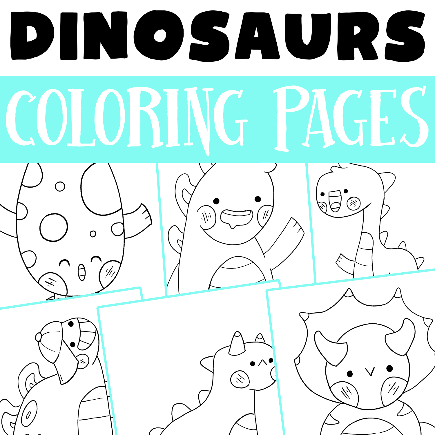 Dinosaurs coloring pages for kids dino preschool no prep worksheets activity made by teachers