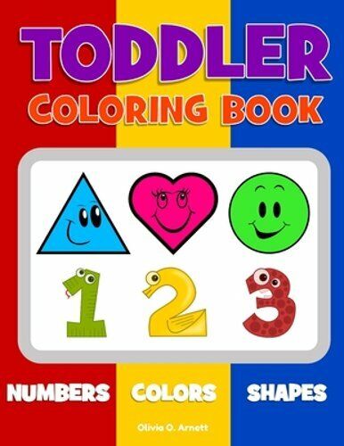 Preschool prep activity learning ser toddler coloring book numbers colors shapes baby activity book for kids age