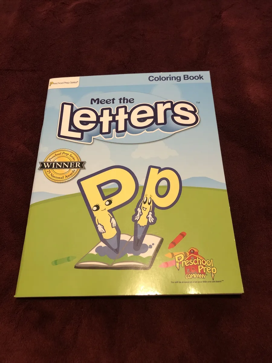 Meet the letters coloring book by preschool prep pany