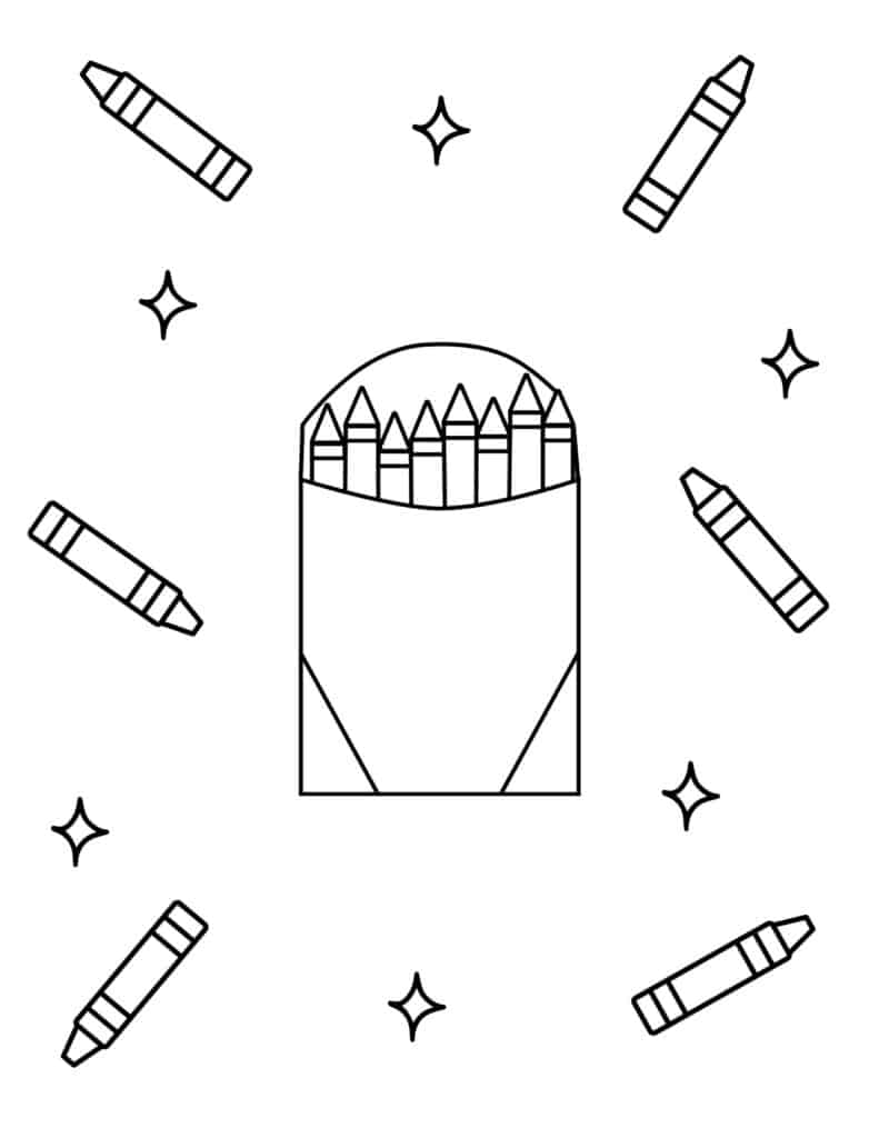 Free back to school coloring pages for kids