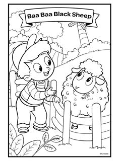 New coloring pages free coloring pages crayola baa baa black sheep nursery rhymes free coloring pages