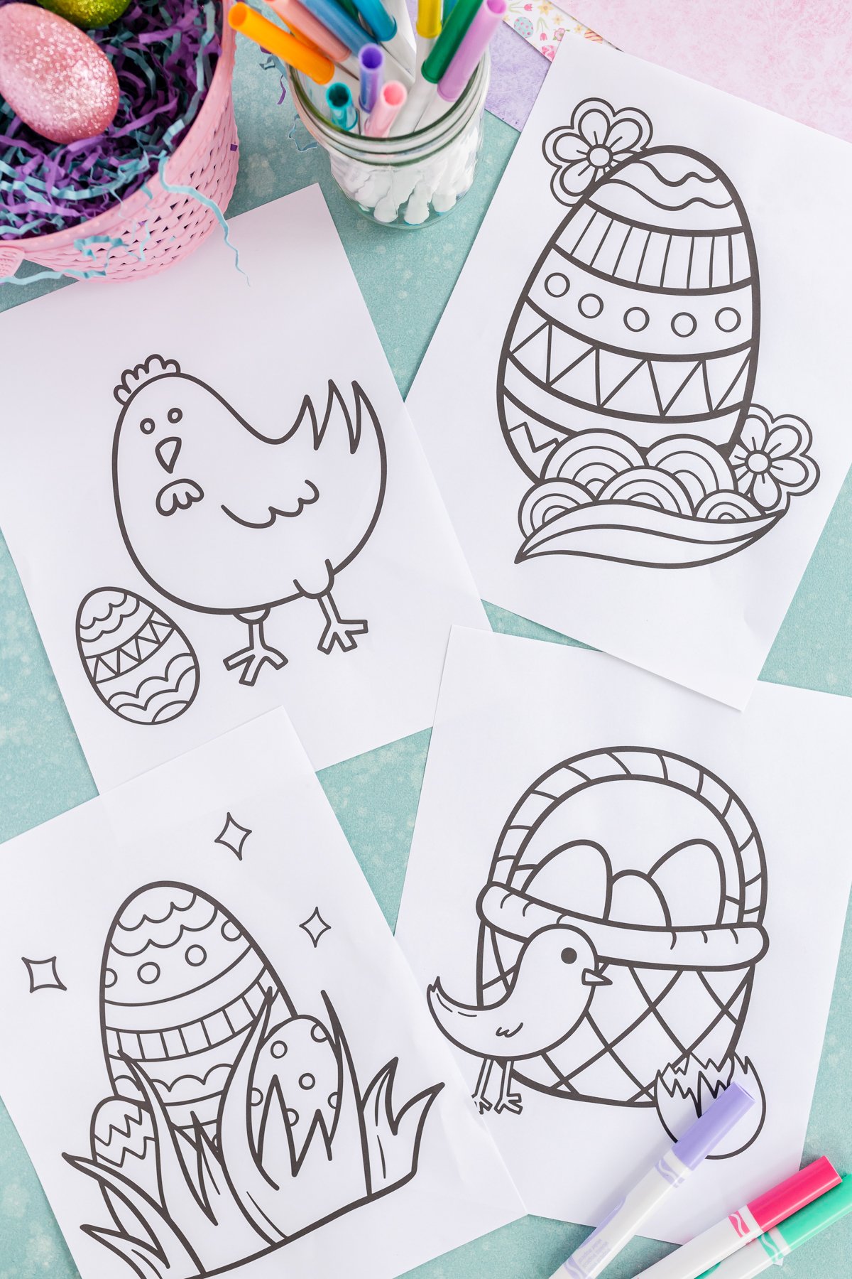 Free printable easter coloring pages