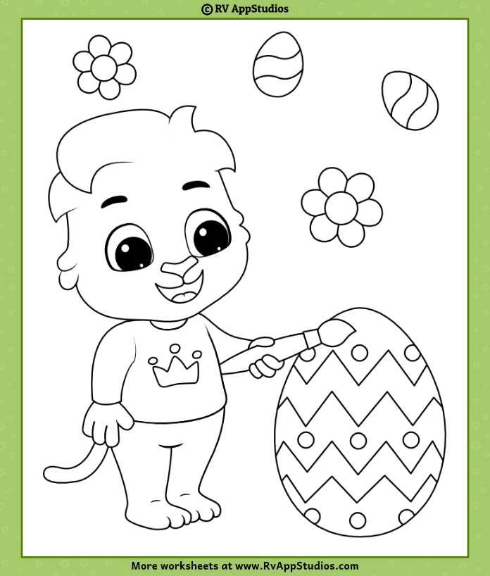 Easter coloring pages for kids