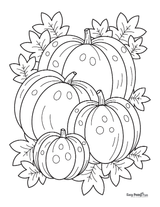 Pumpkin coloring pages