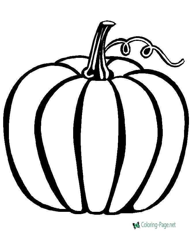 Pumpkin coloring pages