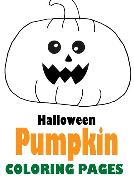 Pumpkin halloween coloring page preschool printable