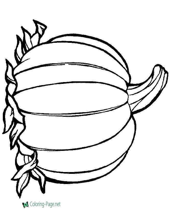 Preschool pumpkin coloring pages to print