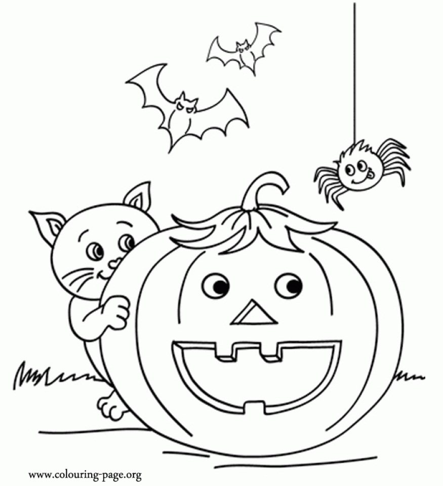 Get this pumpkin coloring pages for preschoolers