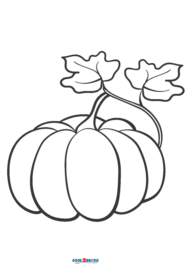 Free printable pumpkin coloring pages for kids