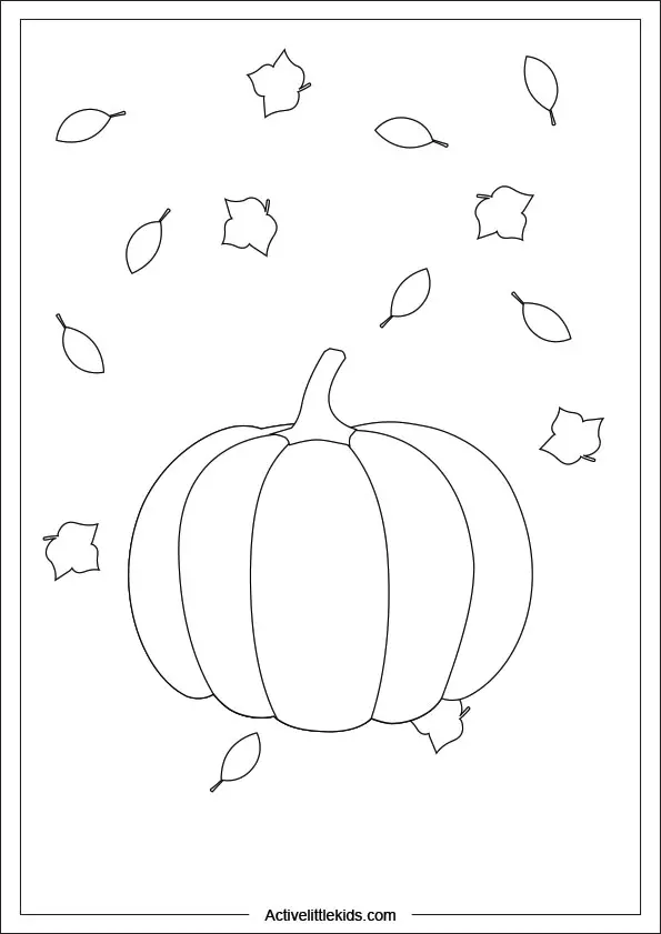 Free pumpkin coloring pages