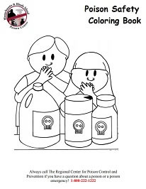 Free coloring books on safety theme for preschool to elementary