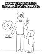 Fire safety coloring pages free coloring pages