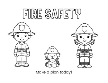 Fire safety coloring sheets by shannononline tpt