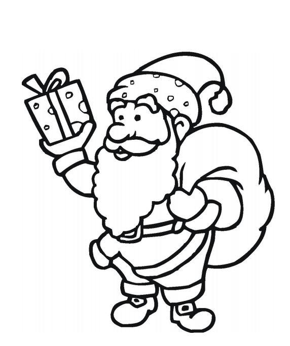 Santa claus free coloring pages