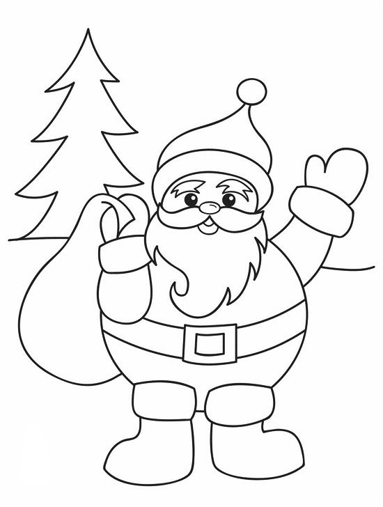 Christmas coloring pages for preschoolers