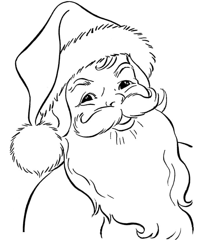 Best santa s shapes crafts colouring pages