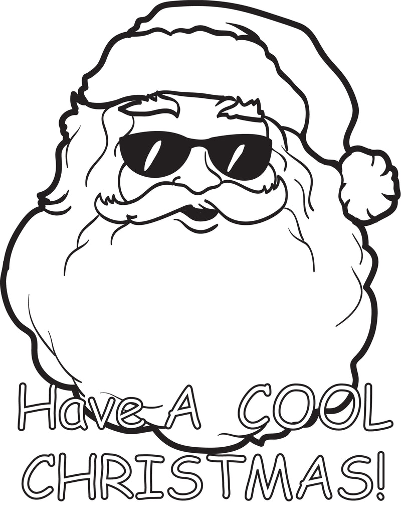 Printable santa claus coloring page for kids â