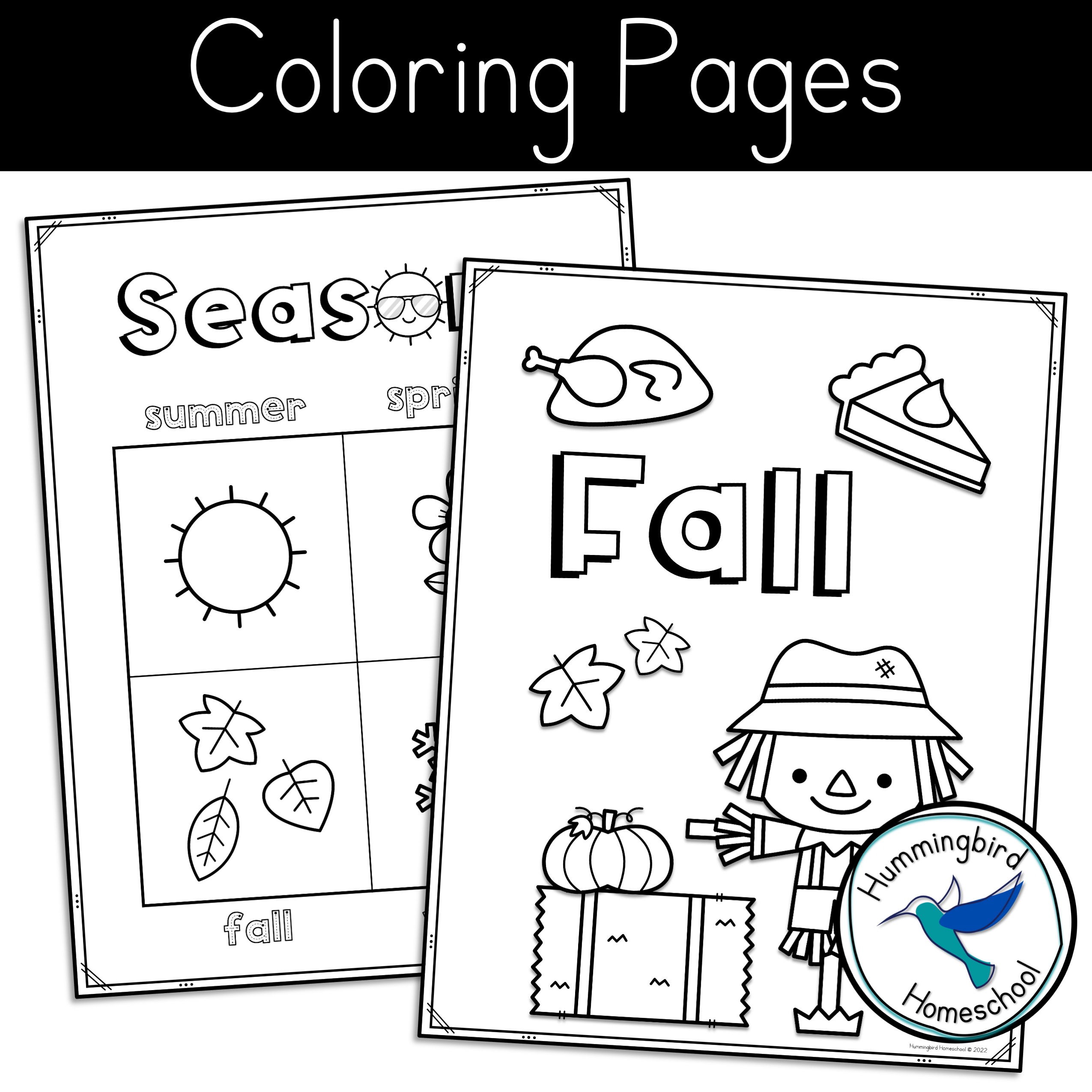 Four seasons preschool science learning spring summer fall winter made by teachers