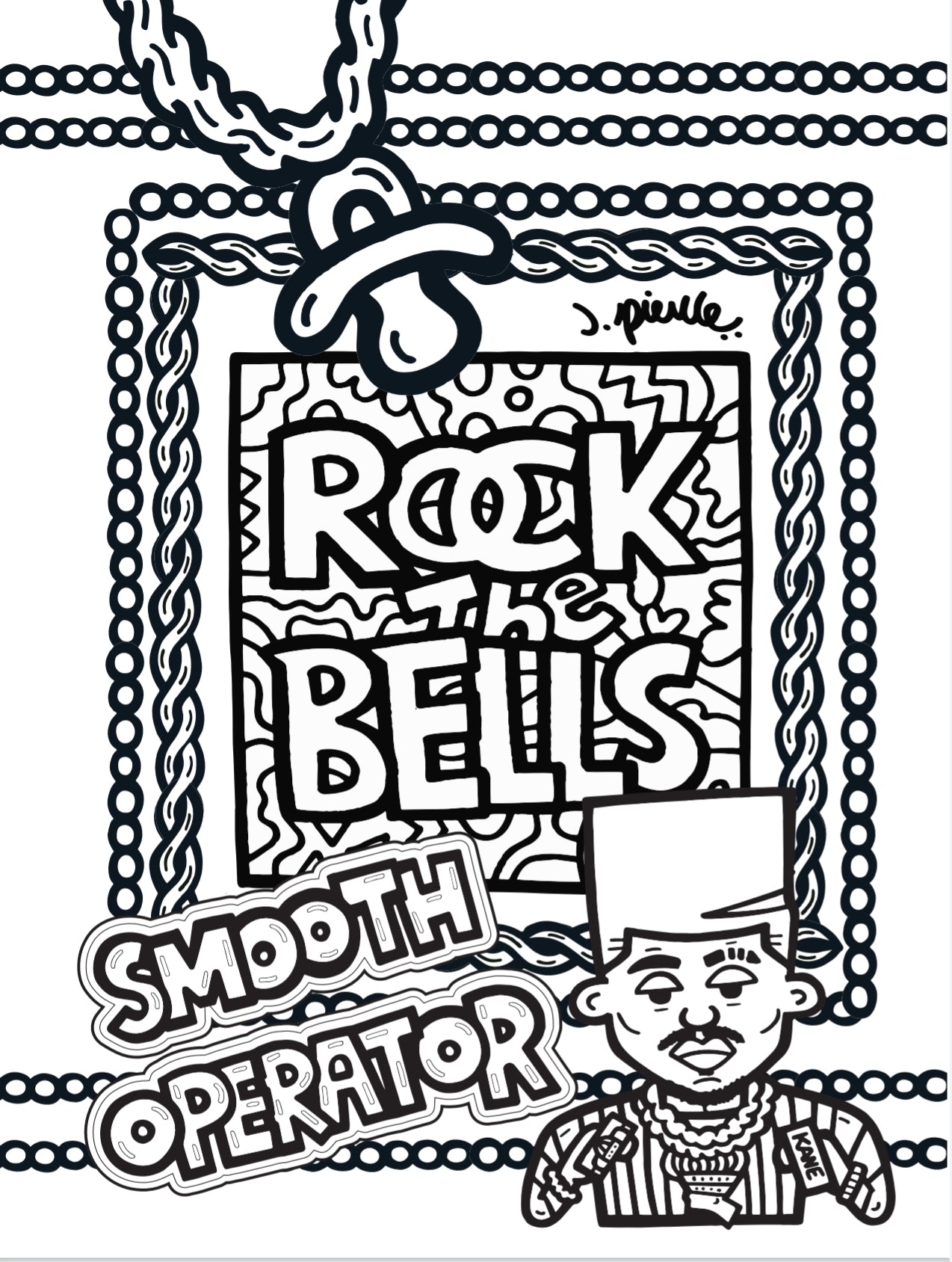 Rock the bells x world of epi kids hustle coloring book