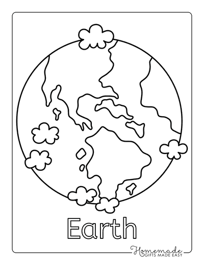 Solar system planet coloring pages for kids free printables