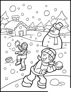 Winter season coloring pages crafts and worksheets for preschooltoddler and kindergarten