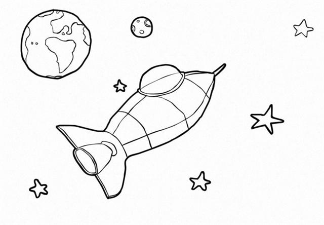 Printable solar system coloring sheets for kids