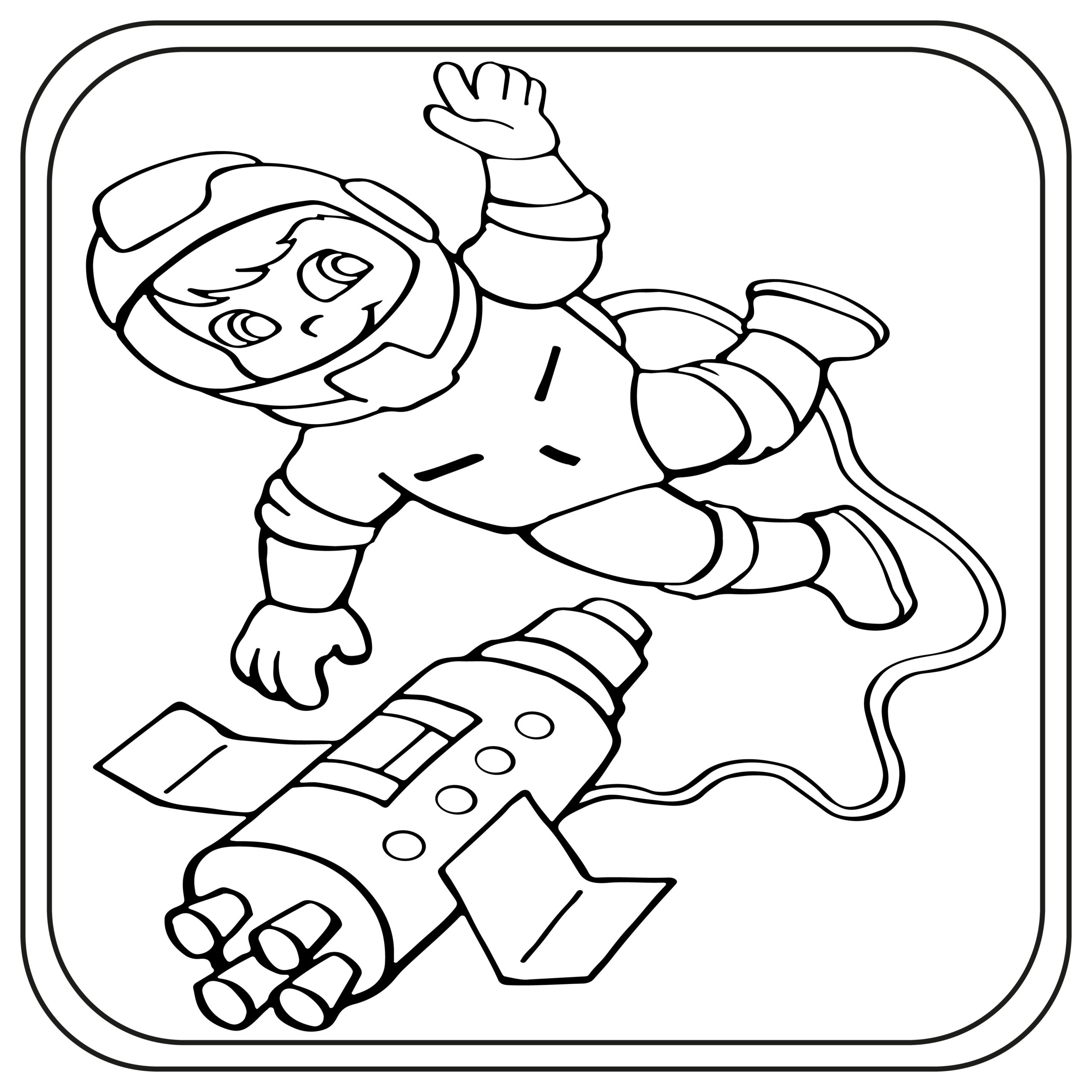 Astronaut coloring pages preschool kindergarten first grade made by teachers