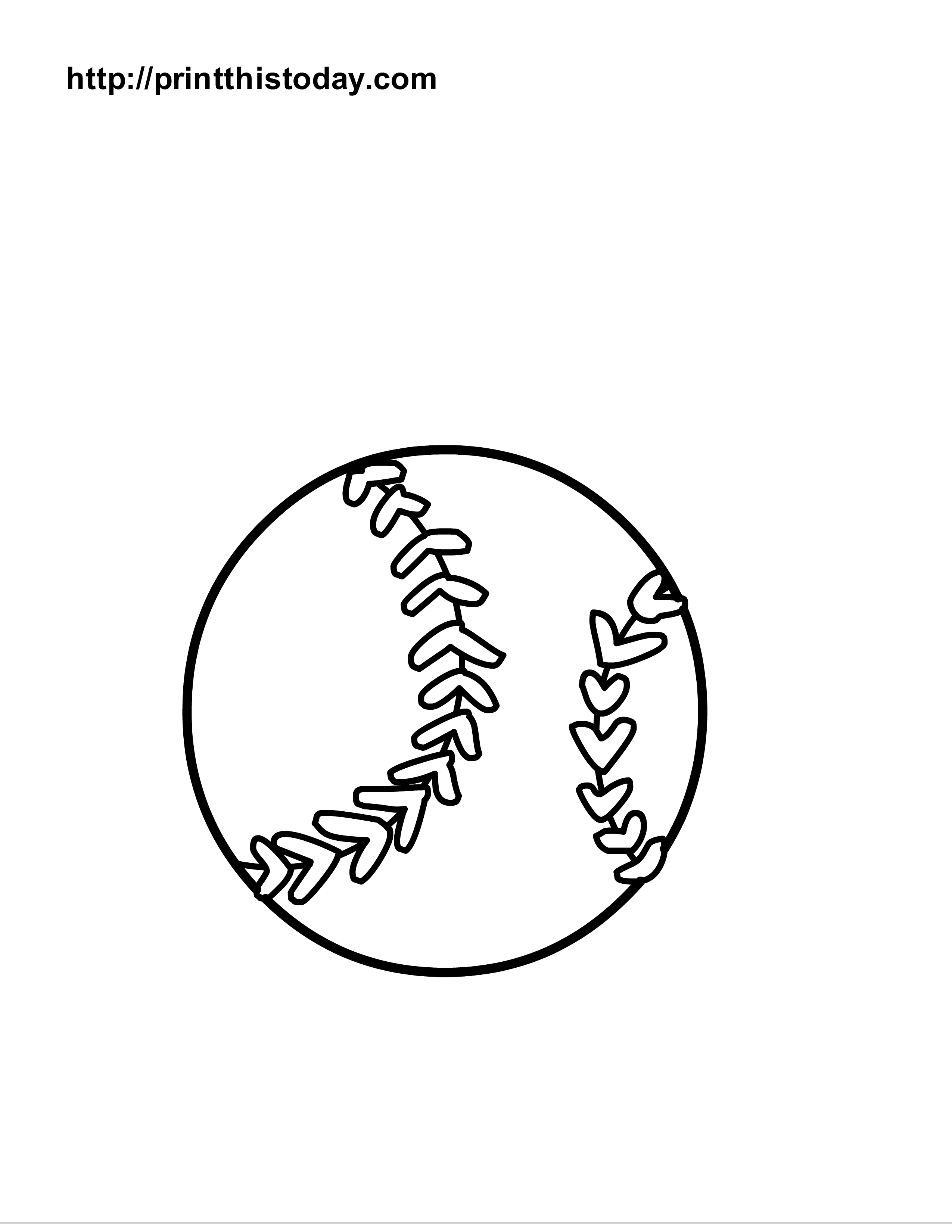 Free printable sports balls coloring pages