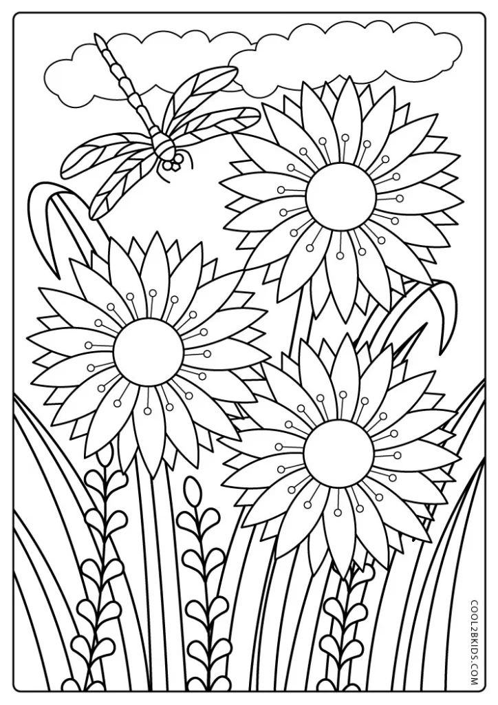 Free printable spring coloring pages for kids spring coloring pages spring coloring sheets butterfly coloring page
