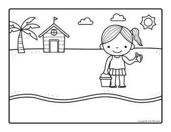 Summer coloring pages