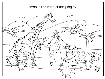 Bible coloring pages for sunday school