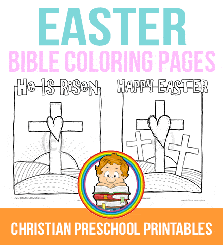 Christian easter coloring pages