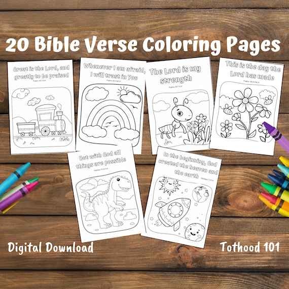 Bible verse coloring pages for preschoolers preschool bible verses sunday school homeschool bible coloring pages preschool activity