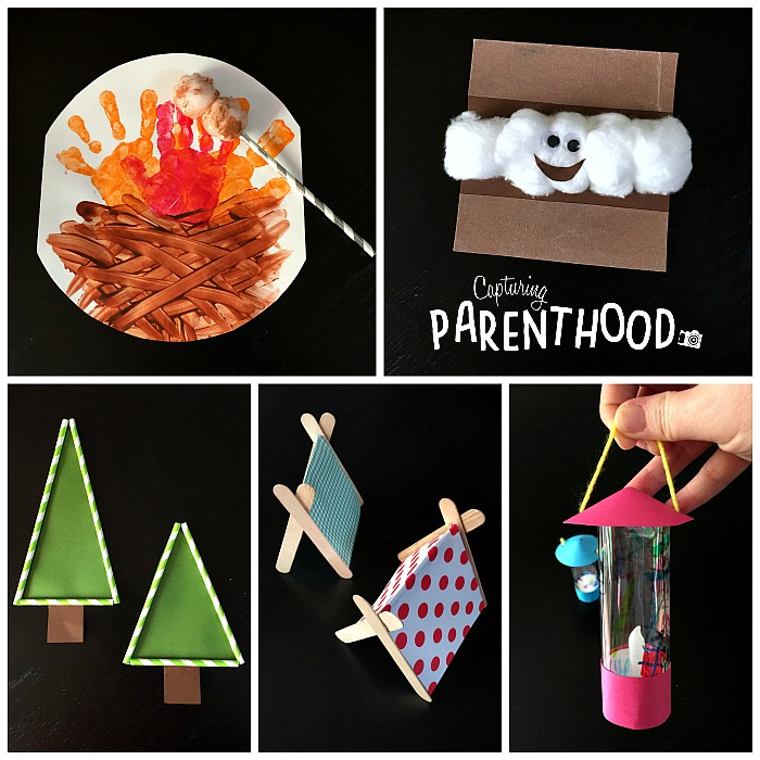 Camping crafts for kids â capturing parenthood