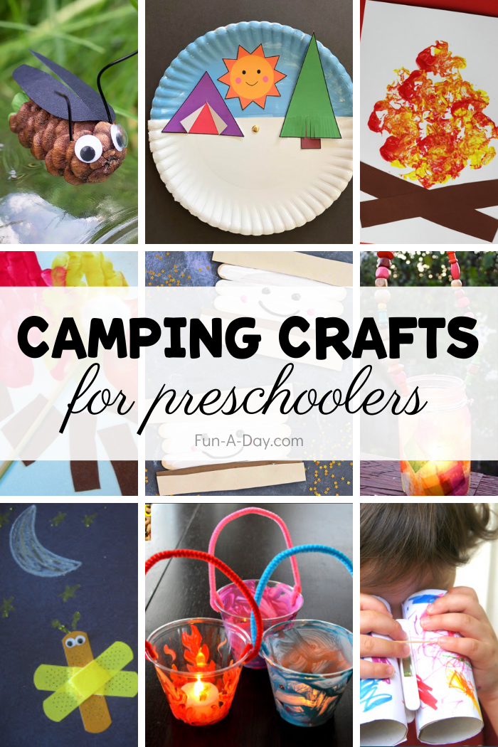 Fun camping crafts for preschoolers