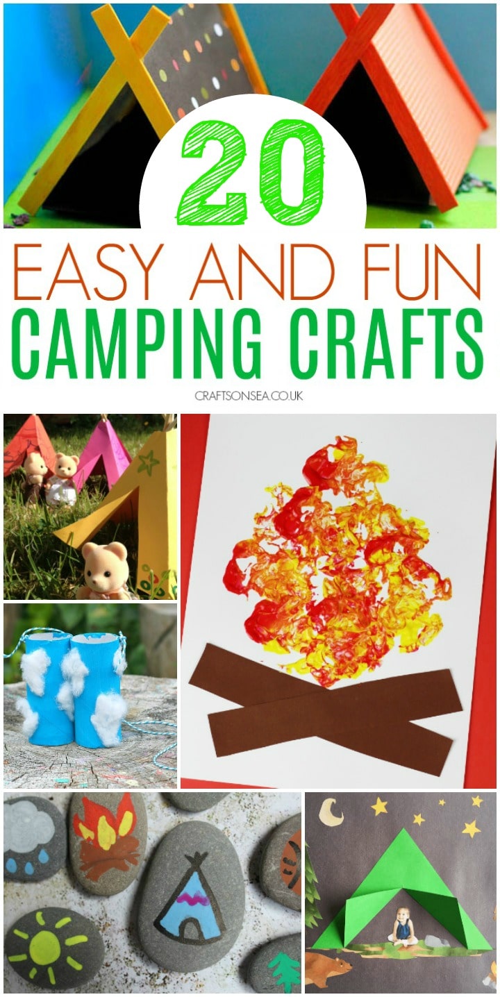 Camping crafts for kids fun ideas youll love to make