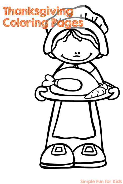 Thanksgiving coloring pages