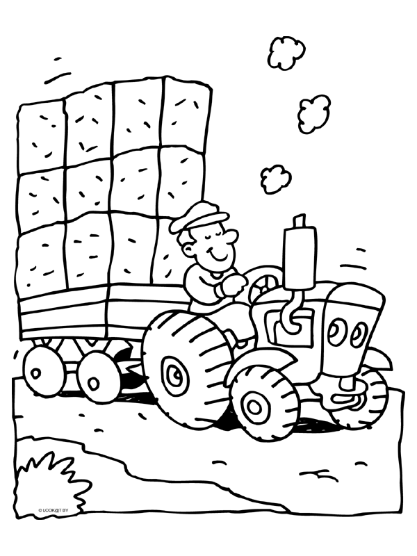 Farm coloring page crafts and worksheets for preschooltoddler and kindergarten