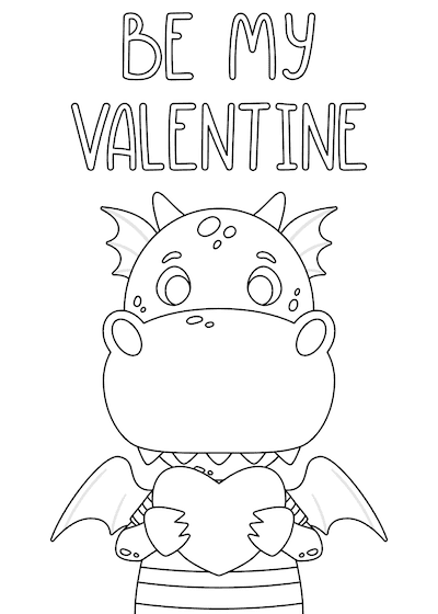 Free printable valentines day coloring pages