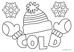 Free printable winter coloring pages for kids