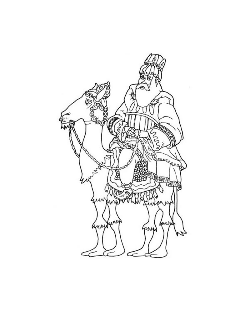 King melchior coloring pages