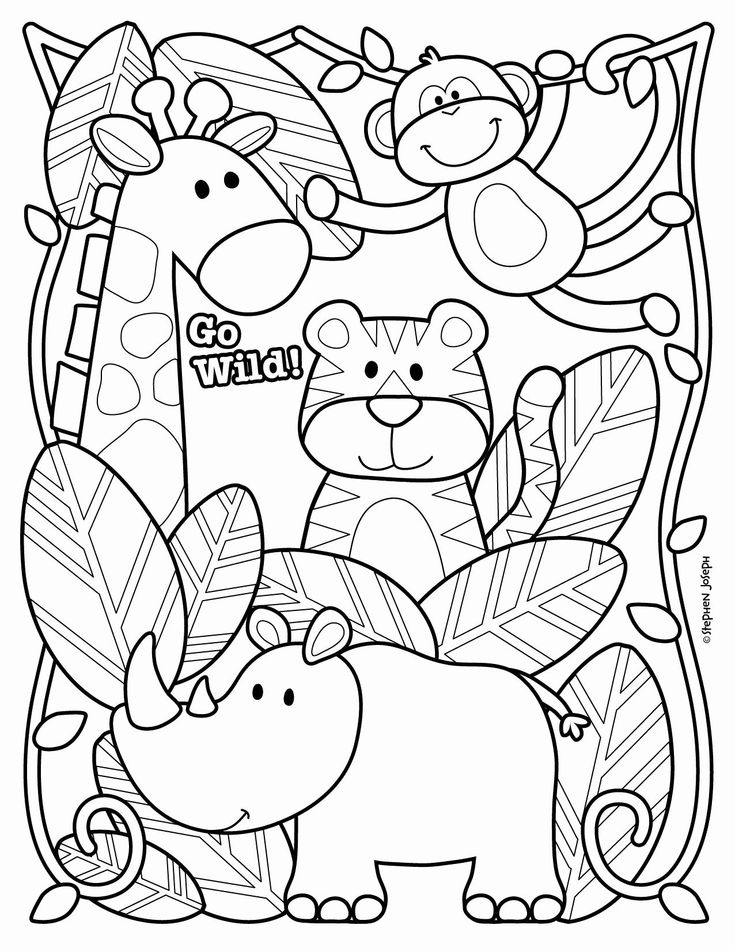 Kinder zoo coloring pages zoo animal coloring pages preschool coloring pages