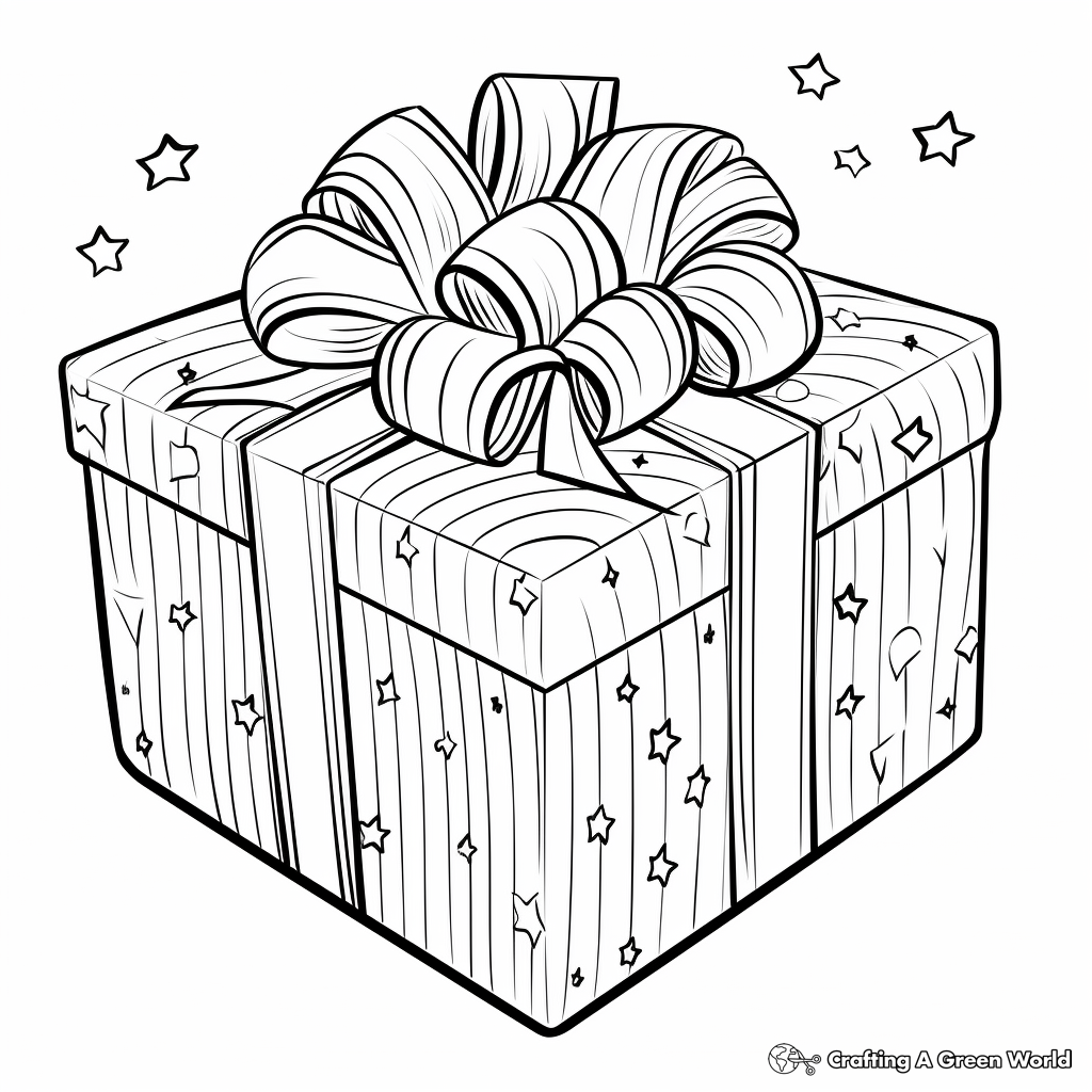 Present coloring pages