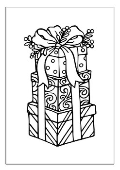 Printable christmas gift coloring pages the ultimate holiday activity for kids