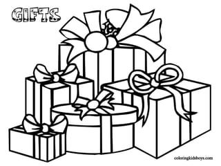 Xmas colouring pages ppt