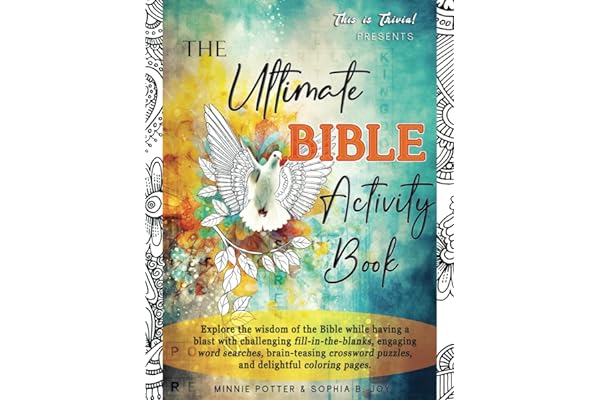 The ultimate bible activity book crossword puzzles word search fill