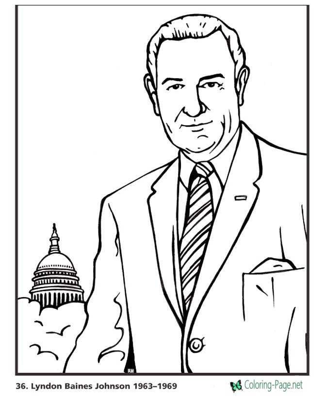 Us presidents coloring pages