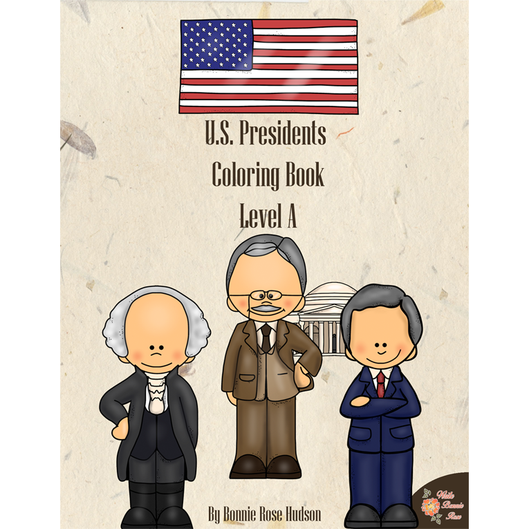 Us presidents coloring book