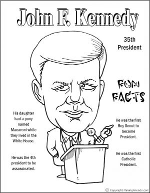 Presidents coloring pages