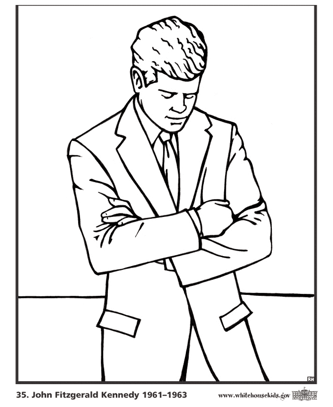 Bluebonkers us presidents coloring pages